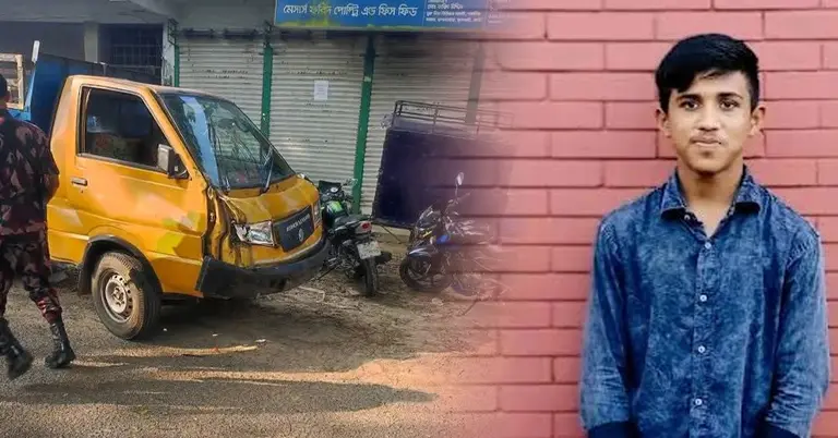 পিকআপ ও নিহত চালক